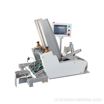 Automatische papiertel- en invoermachine